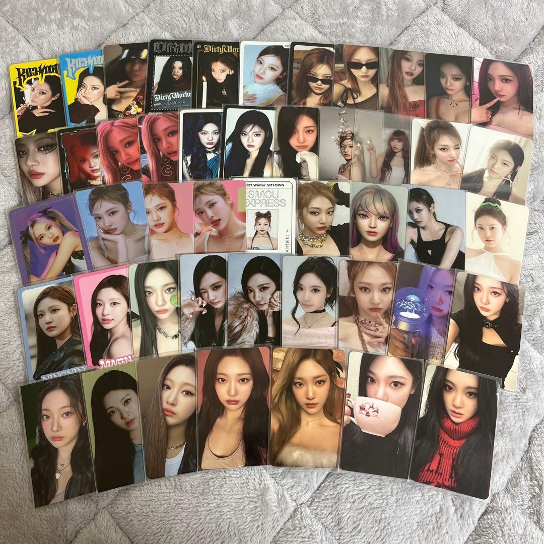 aespa ニンニン トレカ ラントレ セット まとめ売り 特典 md - メルカリ