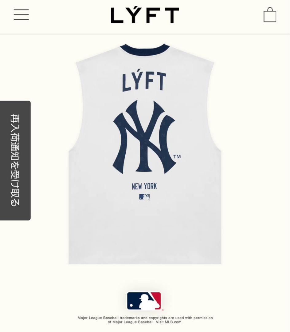 LYFT/完売品】 MLB ニューヨークヤンキース タンクトップ Lサイズ