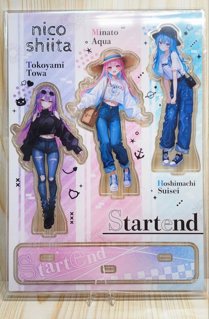 ホロライブ sa-ya 星街すいせい 常闇トワ湊あくあ アクリルスタンド