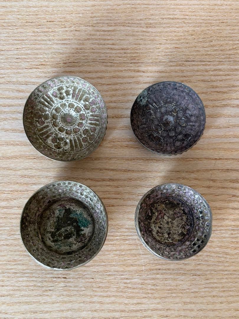 タイ・チェンマイの骨董店で購入した銀製の蓋物 2点セット - メルカリ