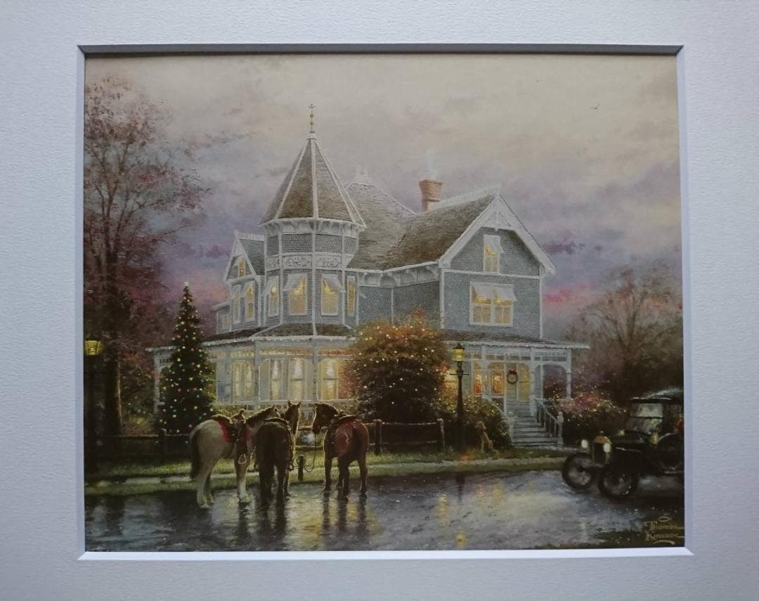 トーマス・キンケイド、Christmas Memories、希少・海外版画集