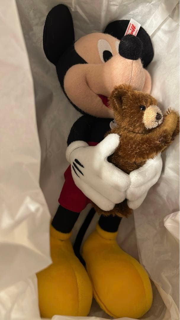 完売品Steiff 【ディズニー 】D100 周年限定ミッキーマウスとテディベア