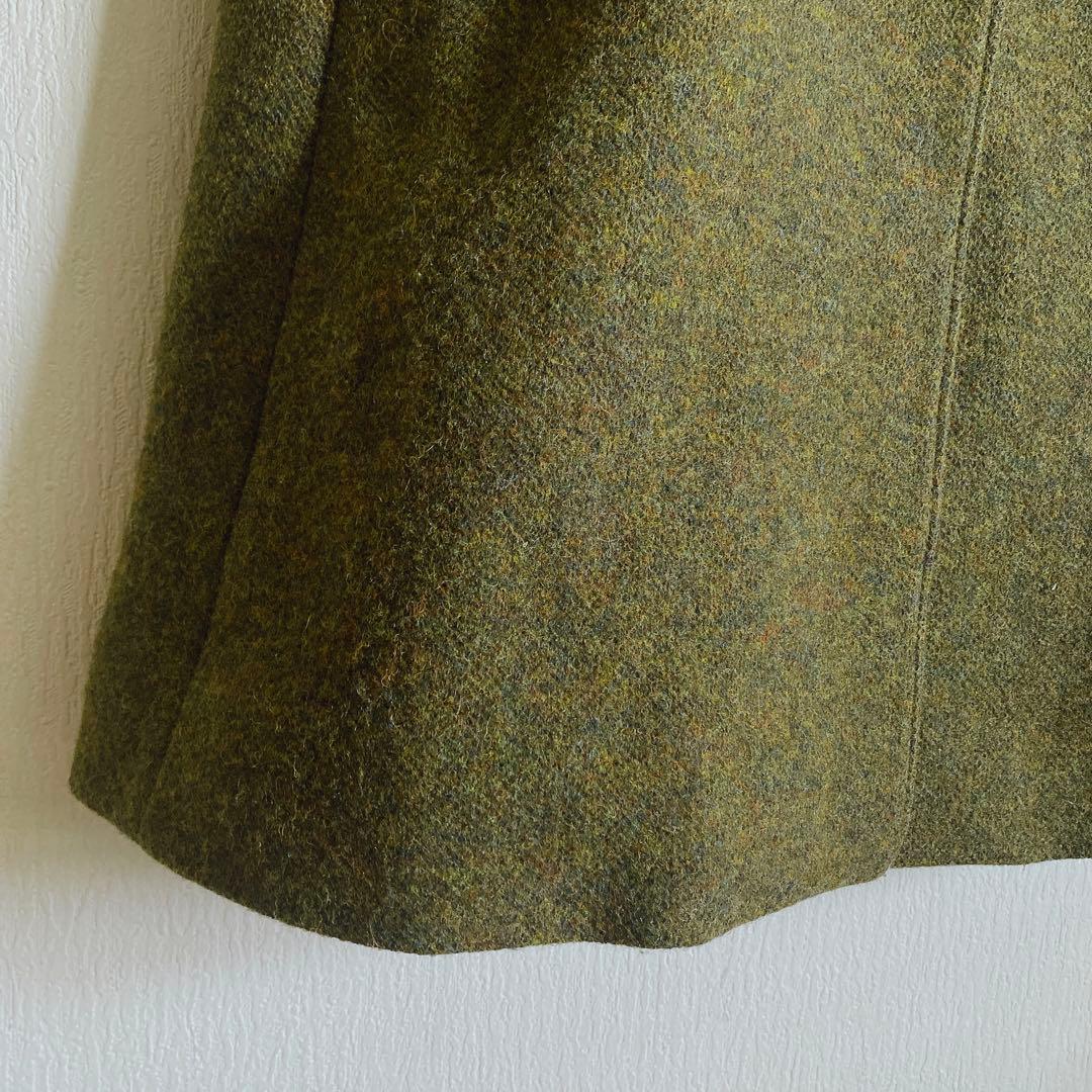 きれいめ◎CHILD WOMAN ウール チェスターコート オリーブカーキ系