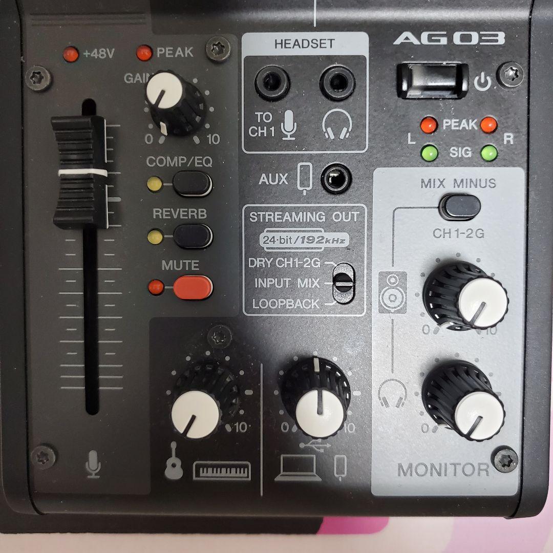 YAMAHA AG03 YAMAHA AG03MK2 ブラック MK2 ブラック | ヤマハ AG03MK2