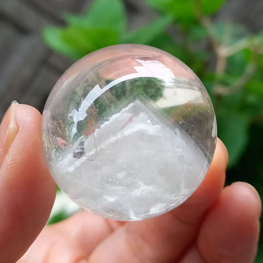 ファントムクォーツ☆幻影水晶 丸玉☆天然石☆B