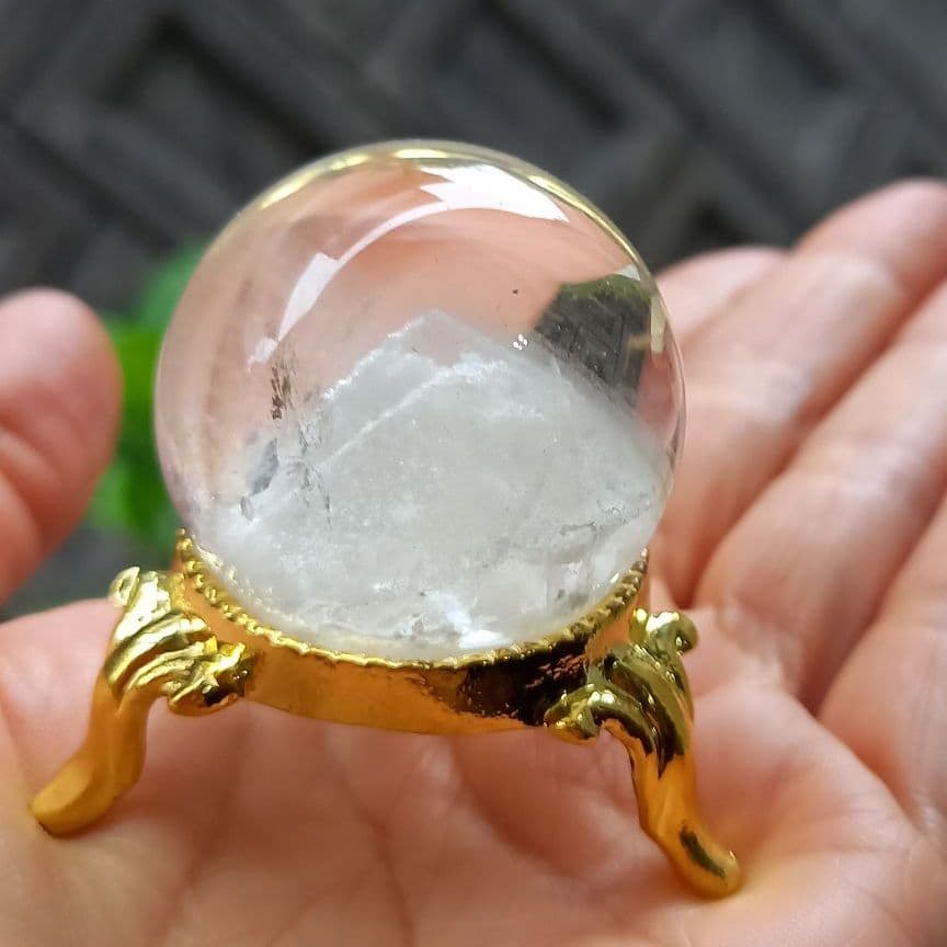 ファントムクォーツ☆幻影水晶 丸玉☆天然石☆B