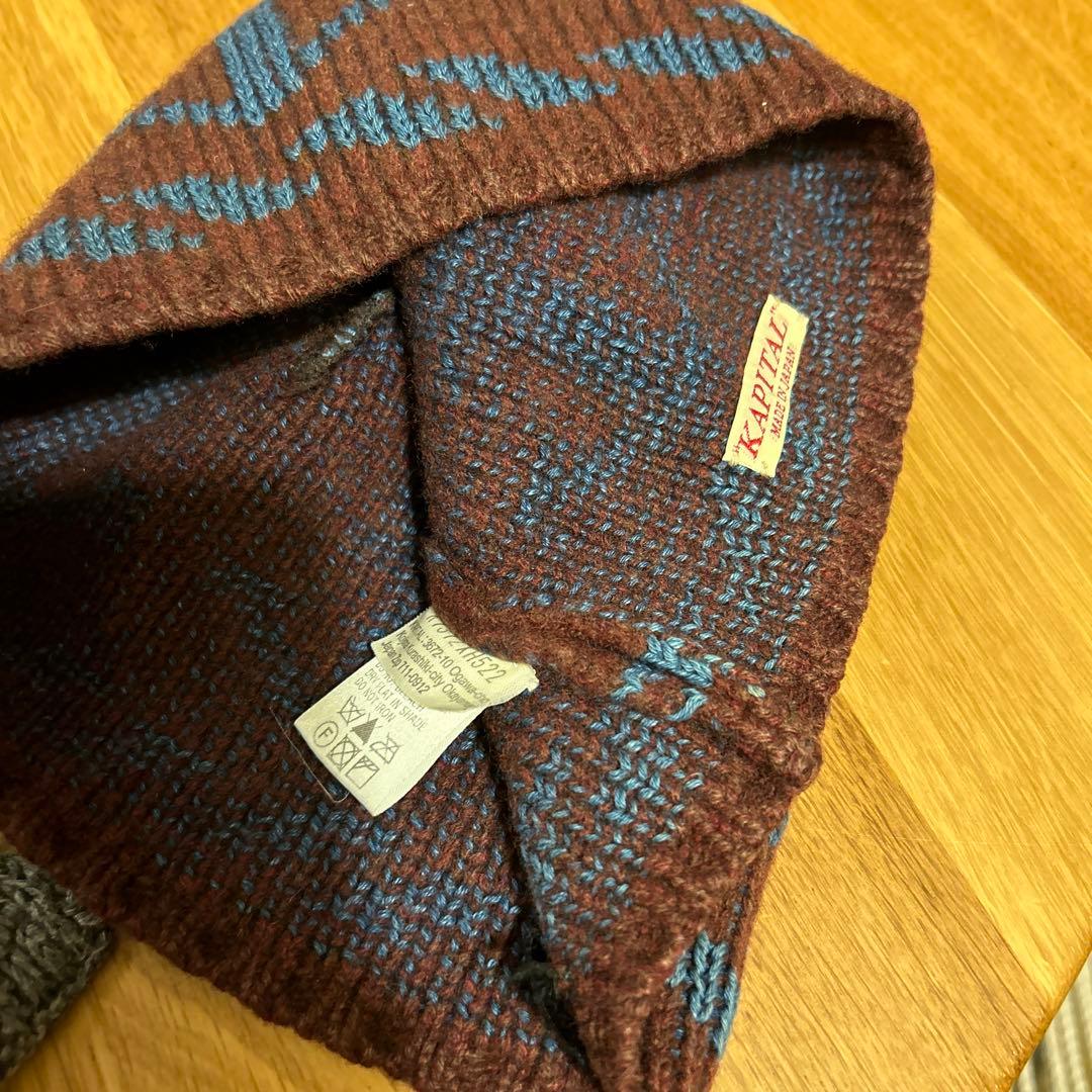 KAPITAL ニット帽 kapital キャピタル ニット帽 ビーニー ロング