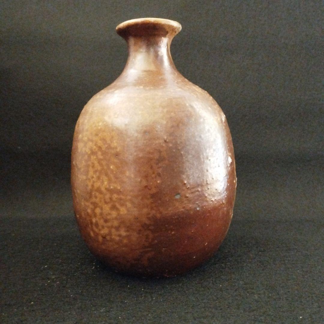 人間国宝　伊勢崎淳　備前徳利