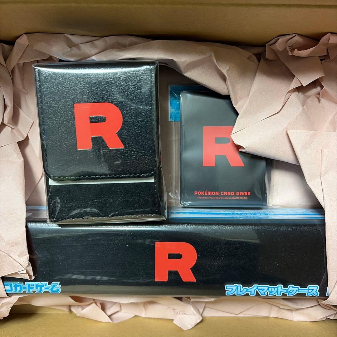 ポケモンカード ロケット団 デッキケース デッキシールド プレイマット