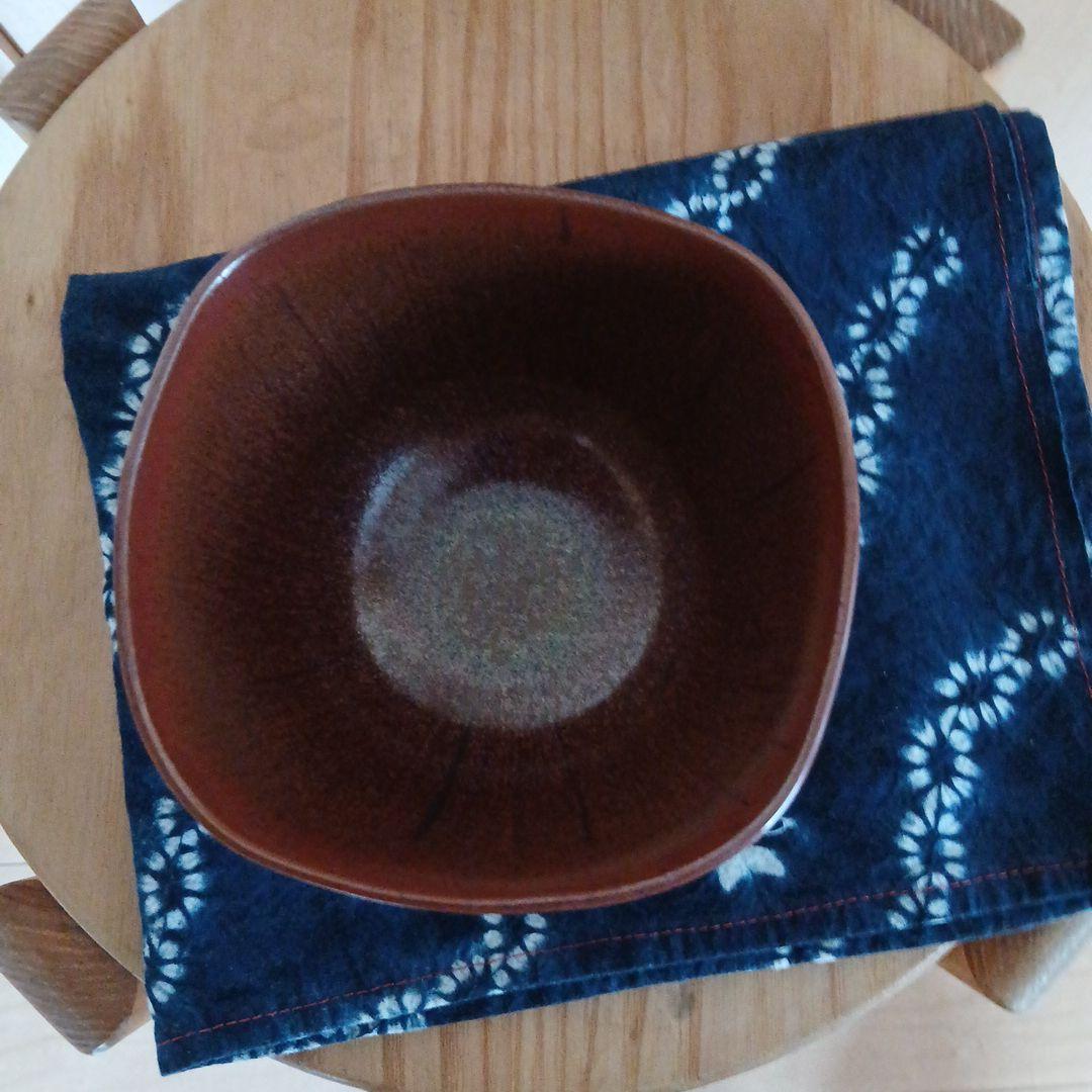 茶道具 天目釉 草花散 茶碗 通次嵩山 造 - メルカリ