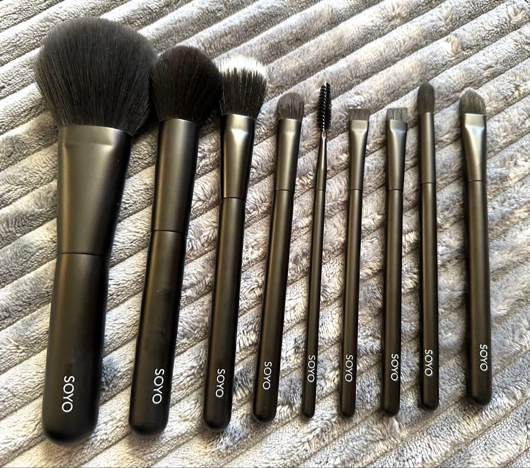 SOYO メイクブラシ9本セット➕ケース付き小田切ヒロ　熊野筆　オダギリヒロ