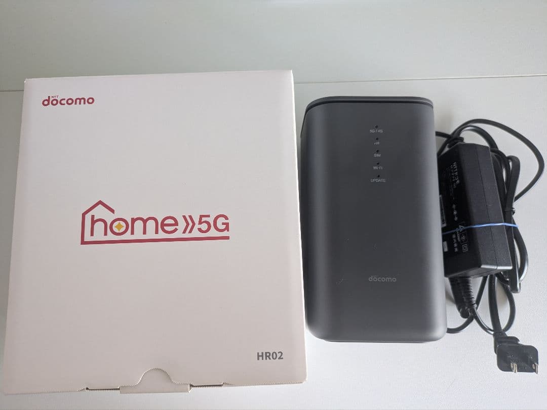 美品】ドコモhome5G HR02 【使用歴2ヶ月】 美品】ドコモhome5G HR02