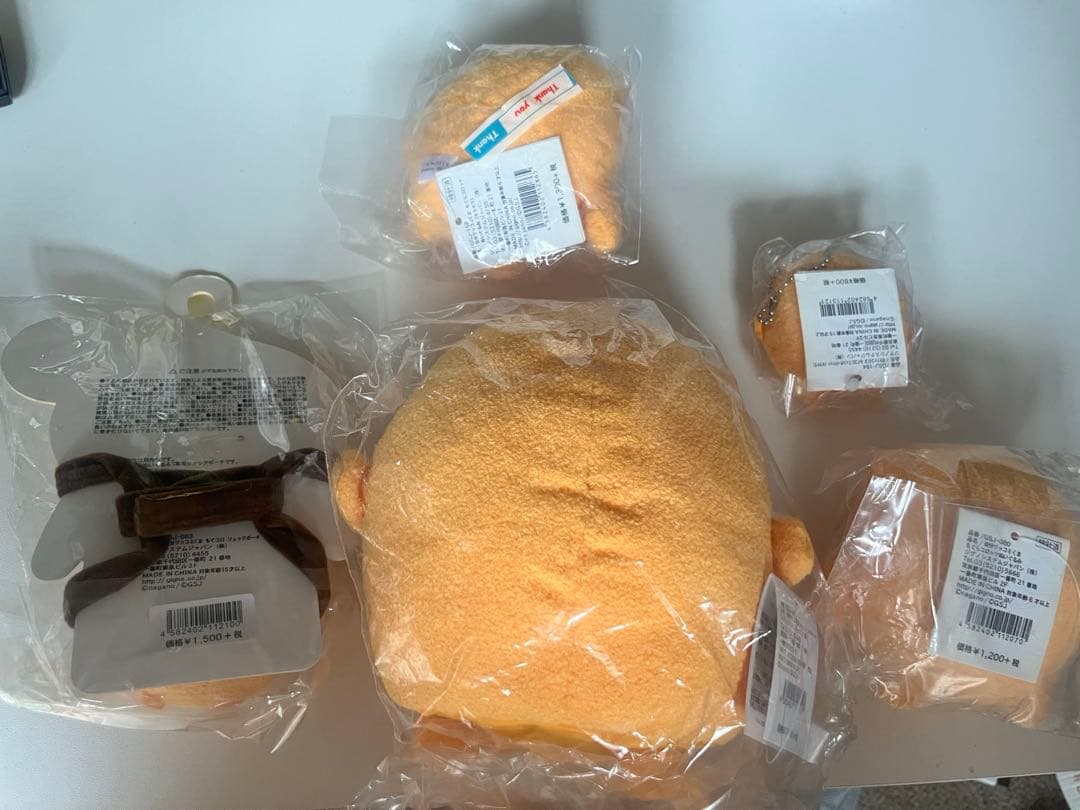 【新品】廃盤自分ツッコミくまもぐらコロッケぬいぐるみ他5個セット