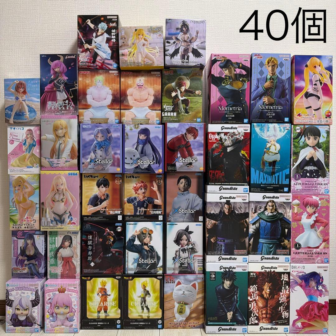 新作入り】プライズフィギュア40個まとめ売り - メルカリ