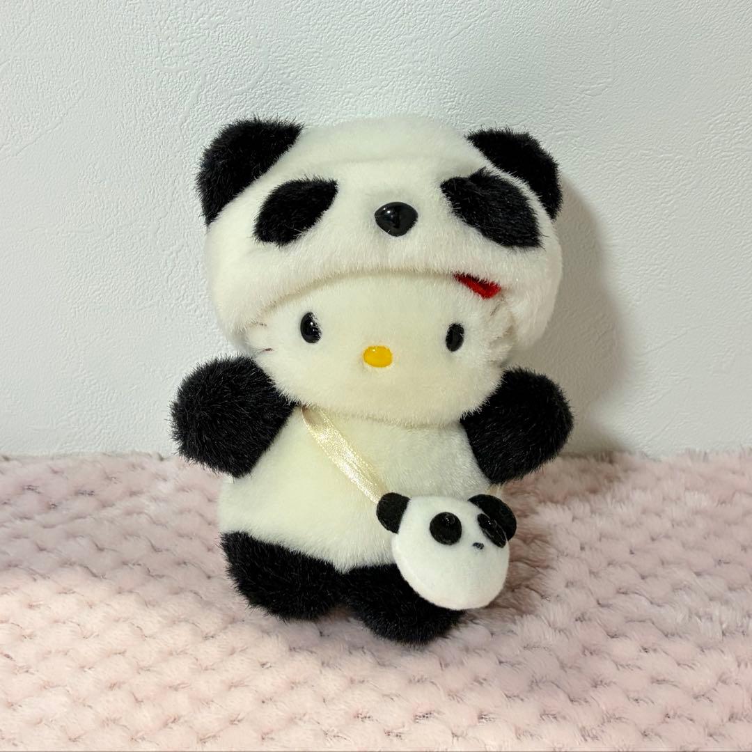 ハローキティ レトロ パンダ 着ぐるみ ぬいぐるみ - メルカリ