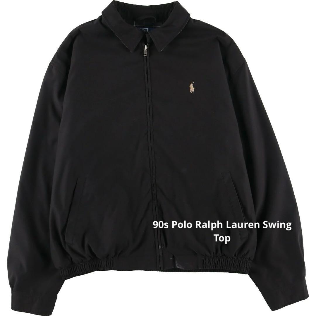 激レア】90s ポロラルフローレン スイングトップ ピーチスキン