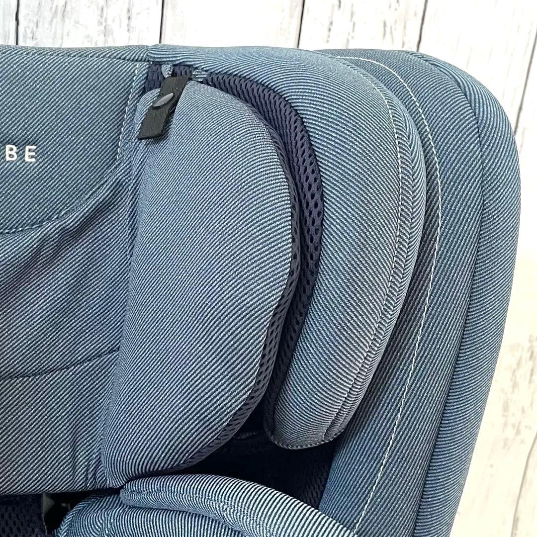 エールべべ パパット2 プレミアム ジュニアシート デニムブルー