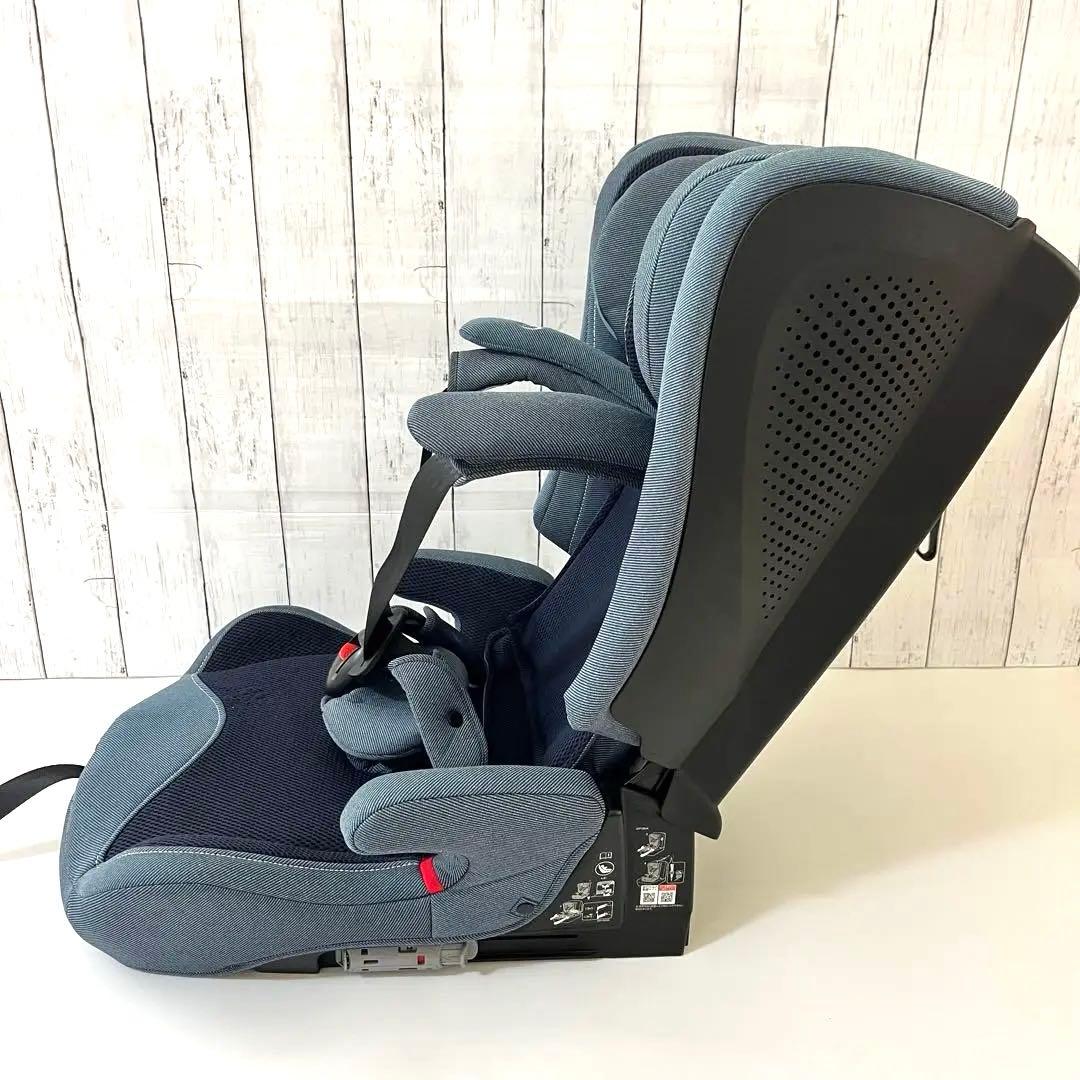 エールべべ パパット2 プレミアム ジュニアシート デニムブルー