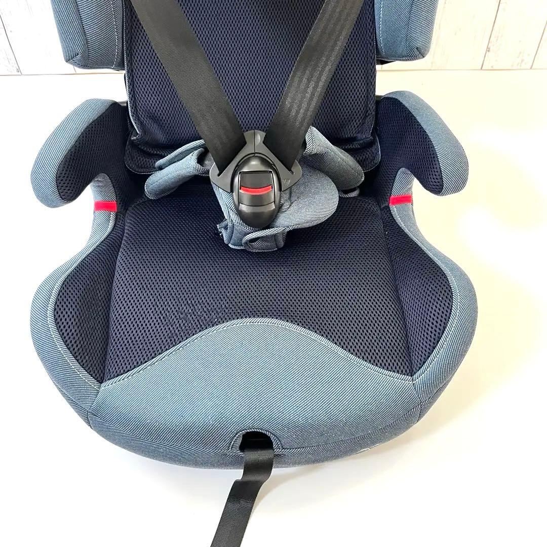 エールべべ パパット2 プレミアム ジュニアシート デニムブルー
