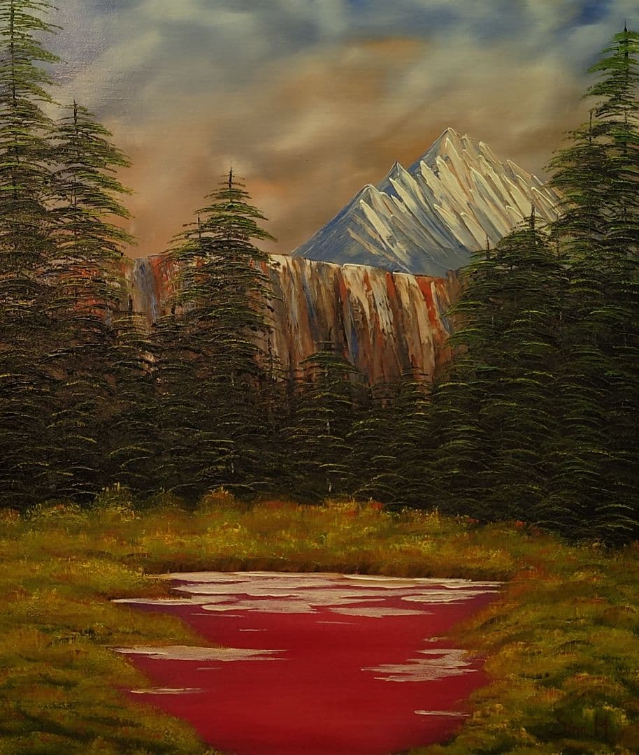 絵画 Mountain Serenity