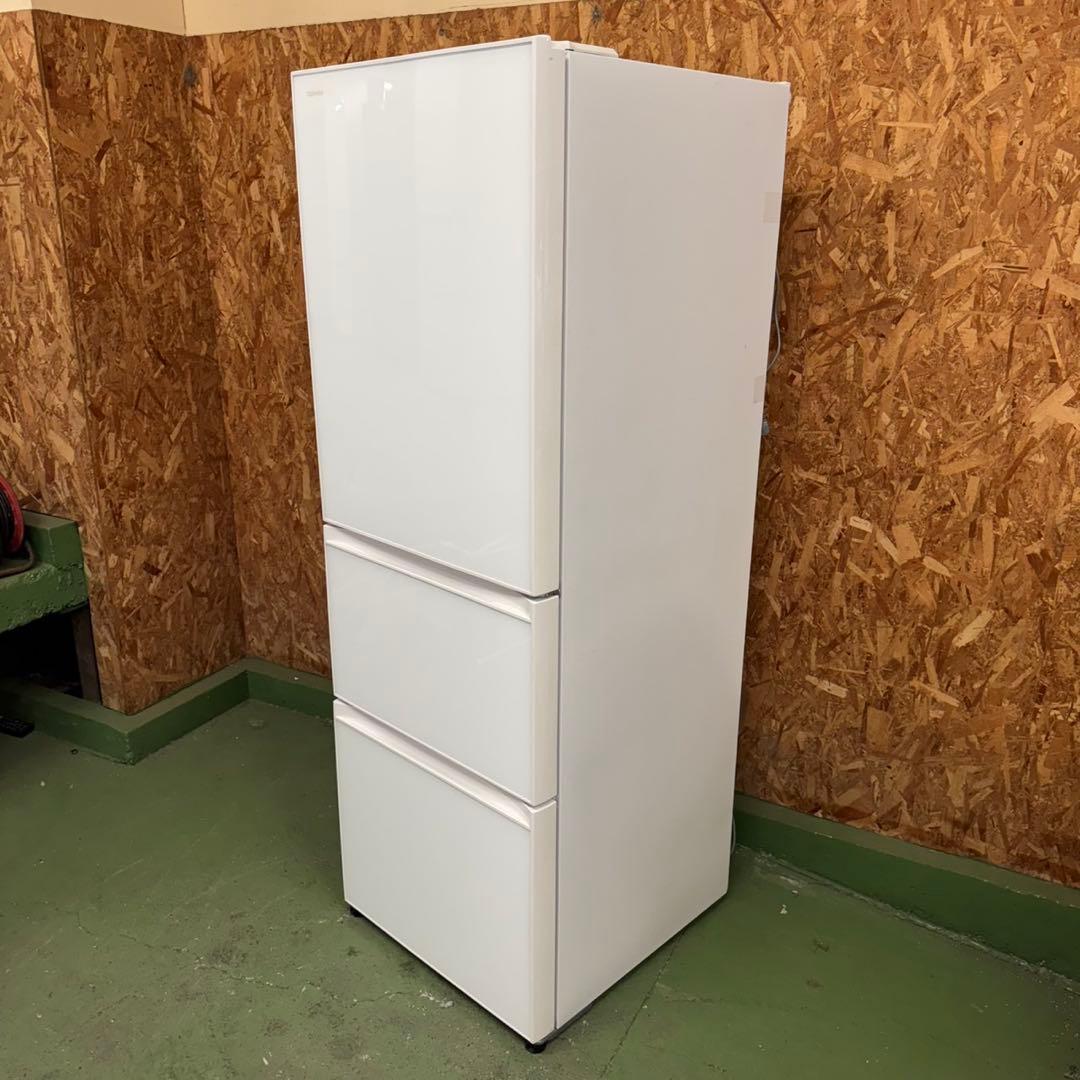 335 関東配送　大型冷蔵庫　右開き　300L〜400L 自動製氷機　極美品