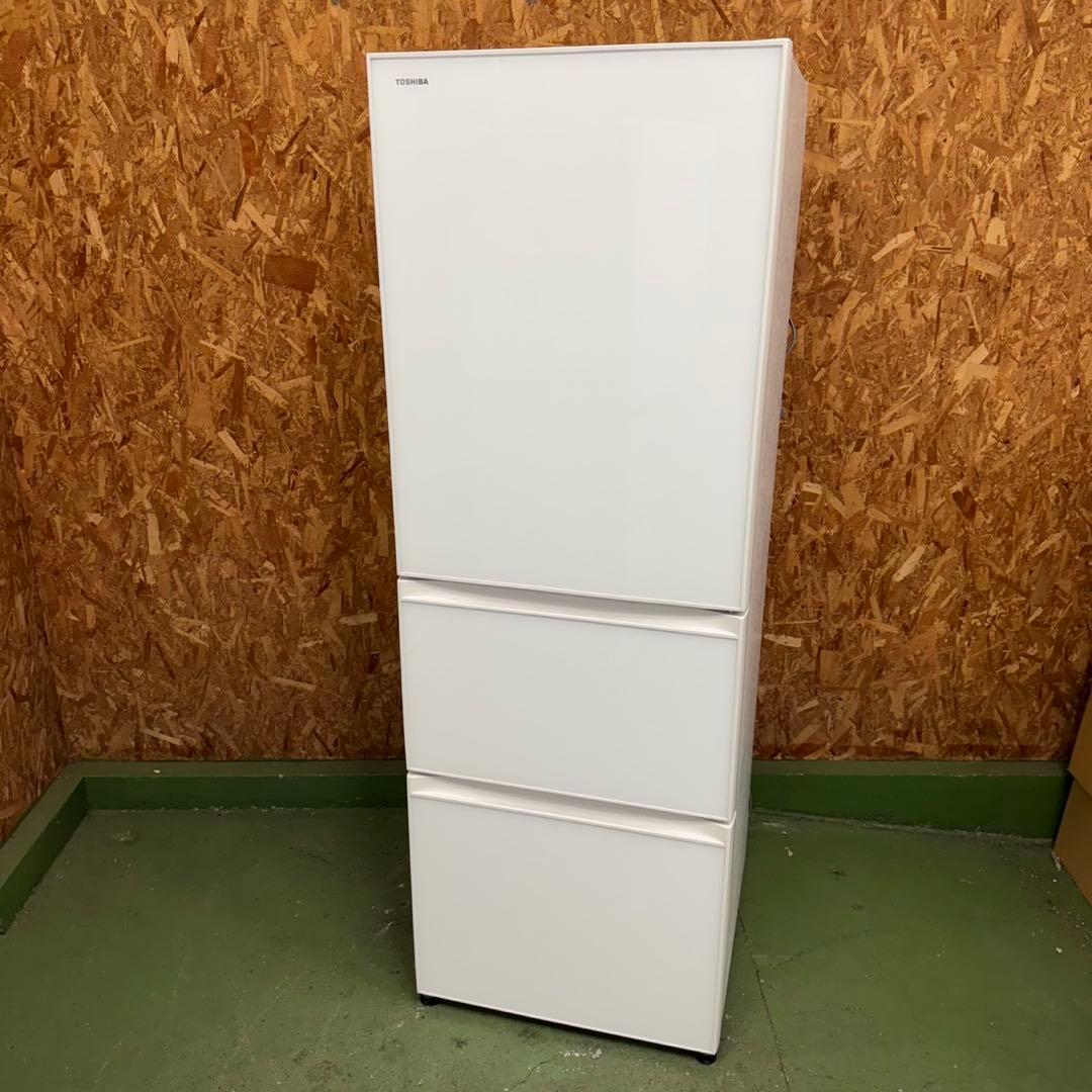 335 関東配送　大型冷蔵庫　右開き　300L〜400L 自動製氷機　極美品