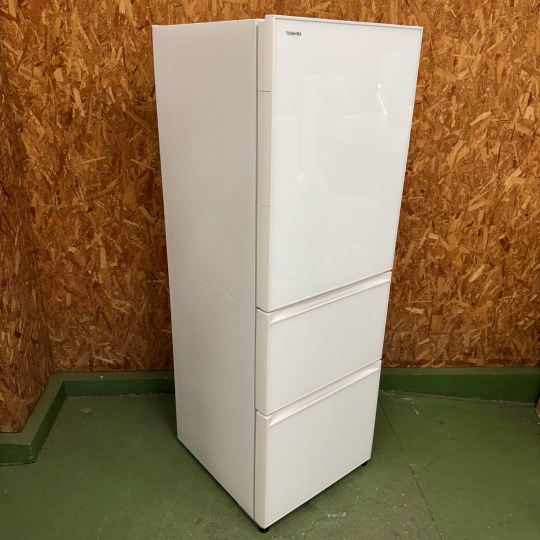 335 関東配送　大型冷蔵庫　右開き　300L〜400L 自動製氷機　極美品