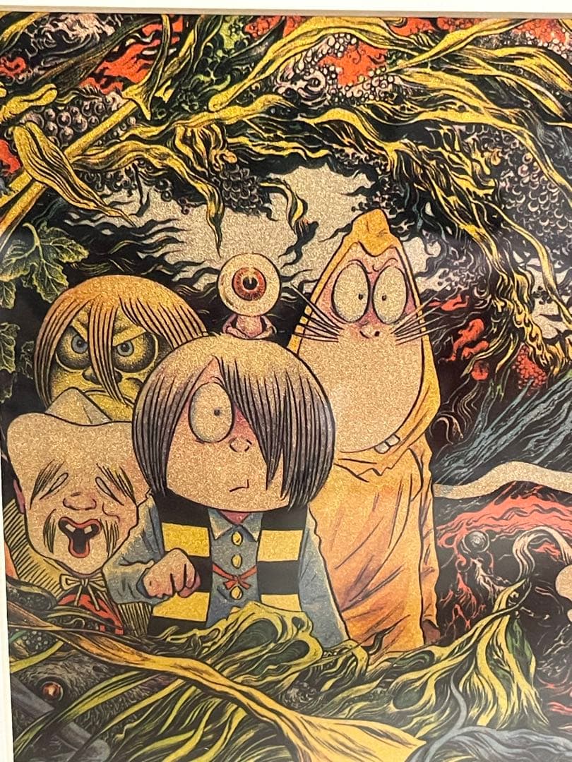 ゲゲゲの鬼太郎 ゴールドアートピクチャー 水木しげる K24(純金)1g