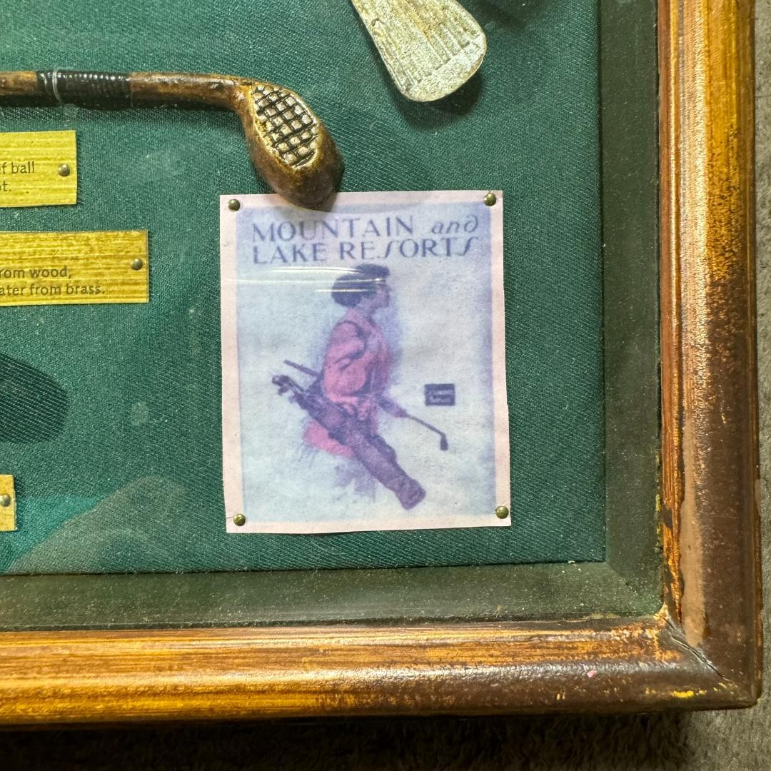 希少サイズ アンティーク GOLF ゴルフクラブ インテリアボビージョーンズ