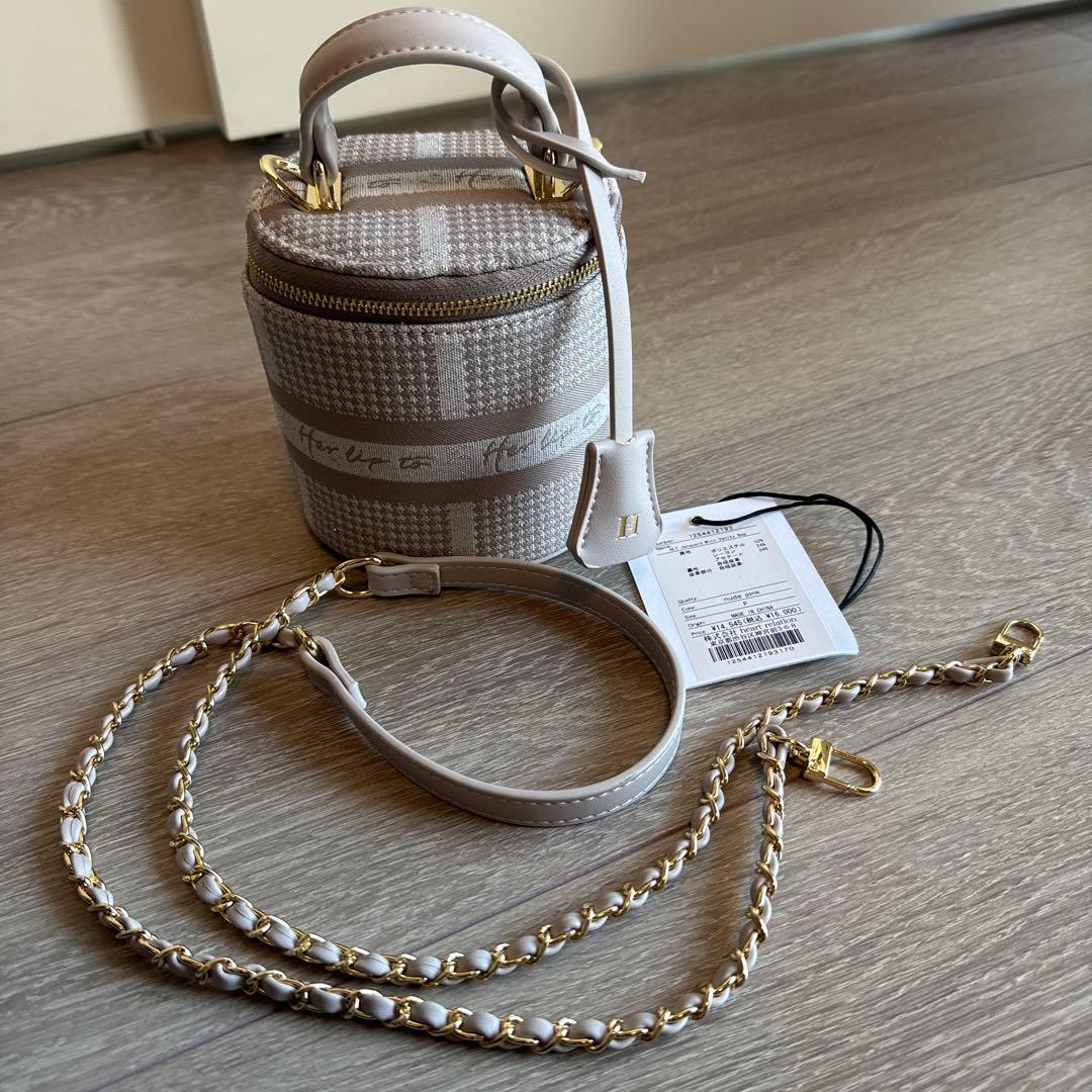 バッグ herlipto Jacquard Mini Vanity Bag