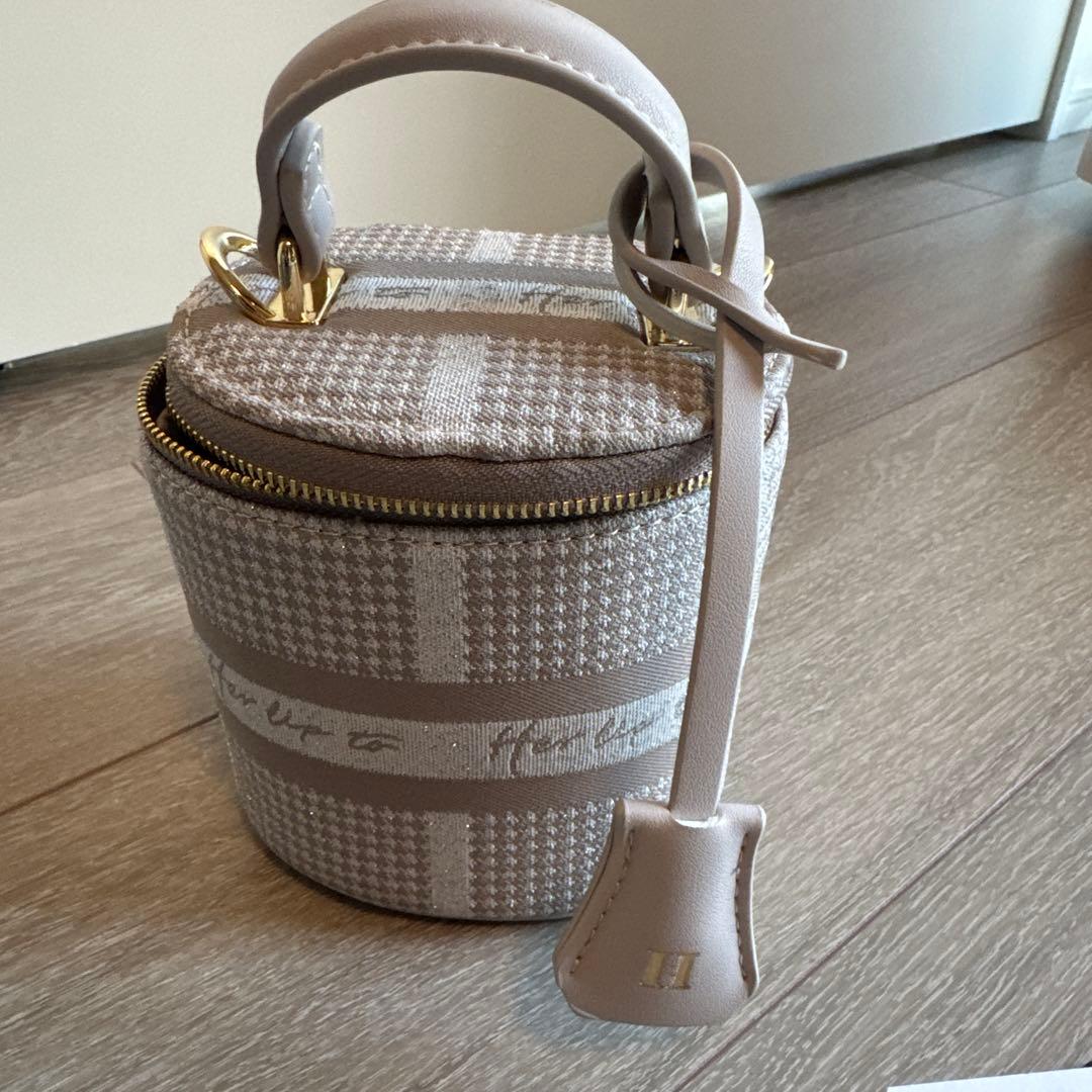 バッグ herlipto Jacquard Mini Vanity Bag