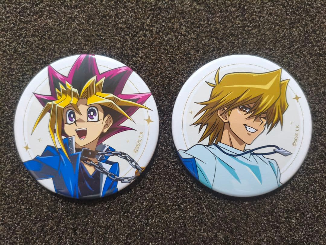 遊戯王 コラボカフェ本舗BLANC 缶バッジ 2個 セット - メルカリ
