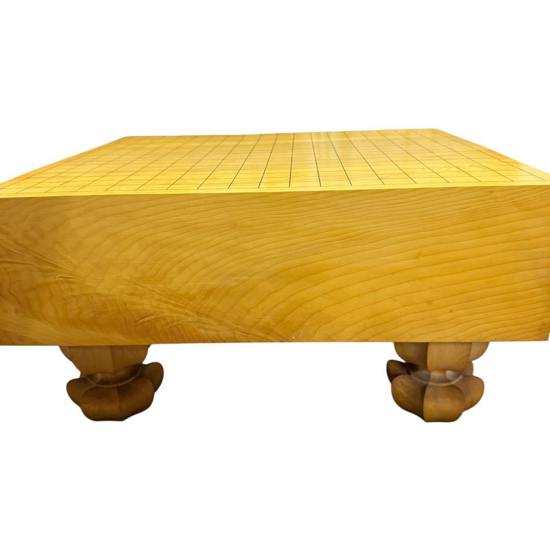 【極美品】本榧碁盤＆蛤碁石182個セット桐覆い 布カバー付き