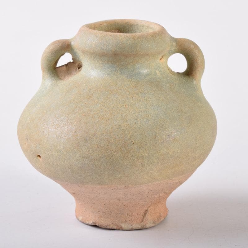 茶道具 唐物 青磁 振出 前大徳 佐竹大鑑書付 共箱 V 7282