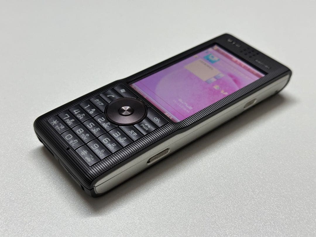 WILLCOM SHARP WS011SH1(B) Ad es W-ZERO3-アウトレットセール価格