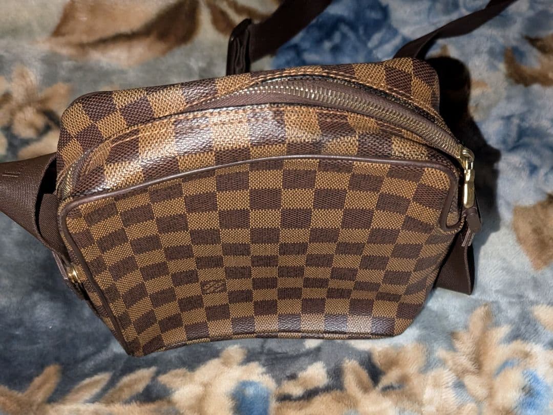 LOUIS VUITTON ダミエ オラフショルダーバッグブラウン MI0076