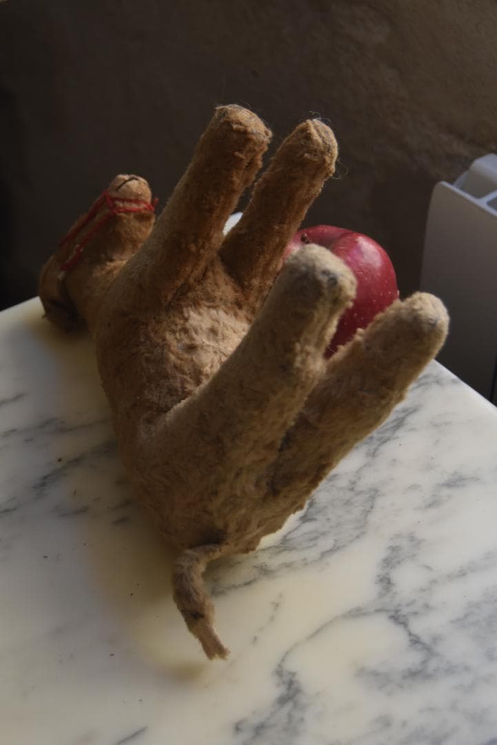 フランスアンティーク　古びたロバさんのぬいぐるみ