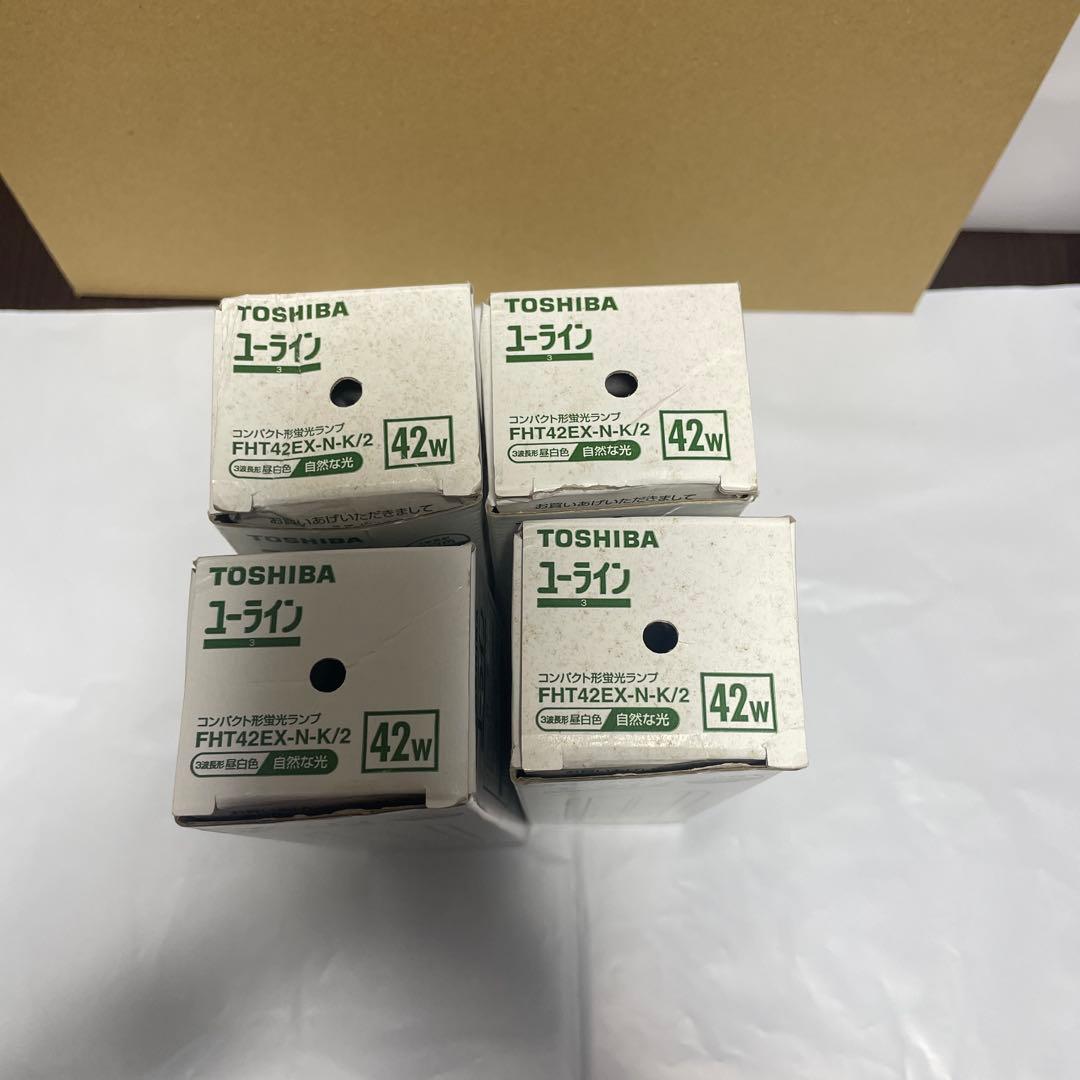TOSHIBA FHT42EX-N-K/2 蛍光灯 42W 4本セット - メルカリ
