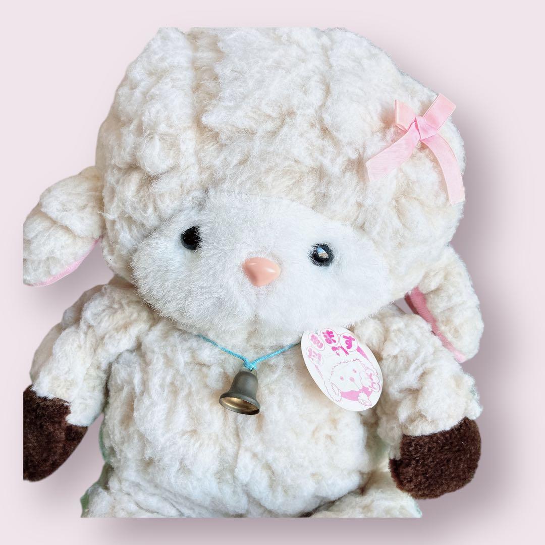 レトロ　ひつじ　ビッグぬいぐるみ