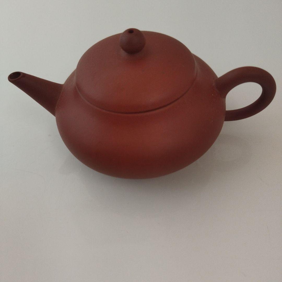 中国古玩 小振り 朱泥急須 紫砂壷 時代品 煎茶道具の