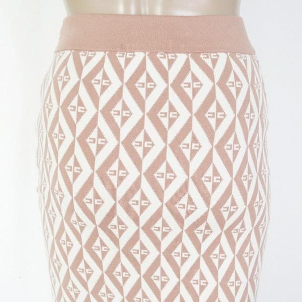 新品 エリザベッタフランキ ニットスカート38 ESK703 XSサイズ 膝下丈