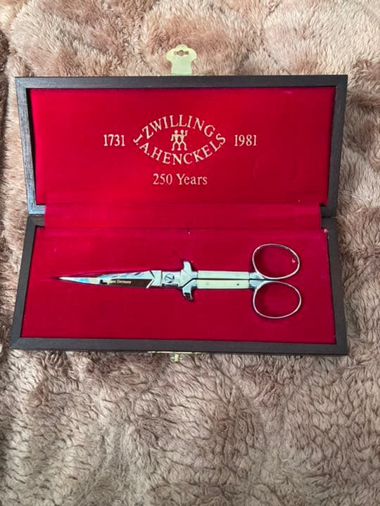 ツヴィリングヘンケルス/ハサミ/250周年記念/木箱入り