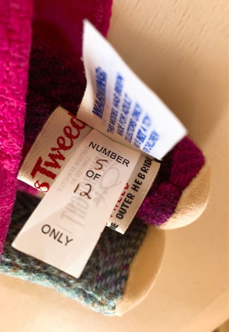 美品メリーソート ハリスツイードチーキー