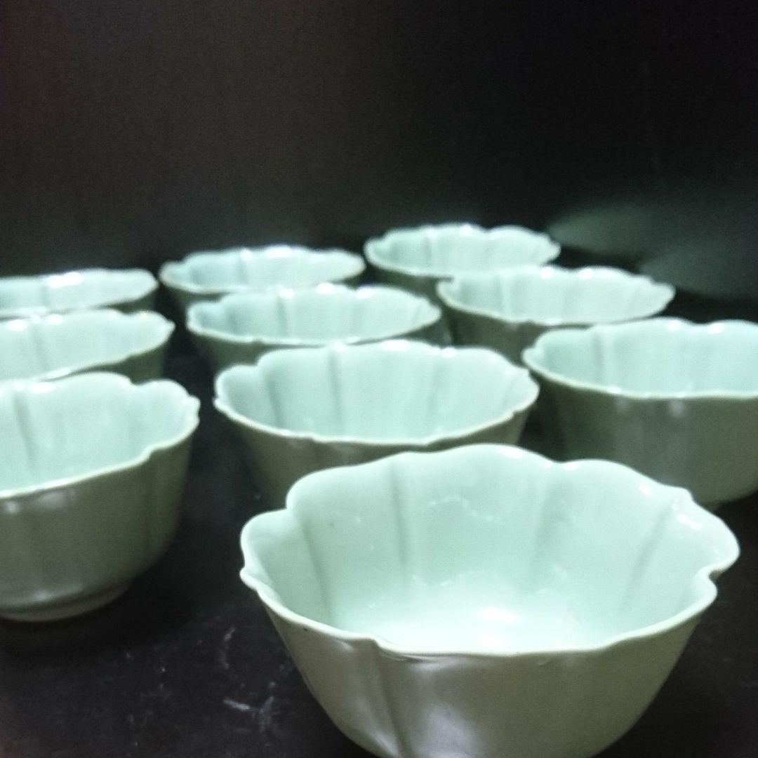 大正15年 10月 青地桔梗形 小鉢丼 赤津 陶山造