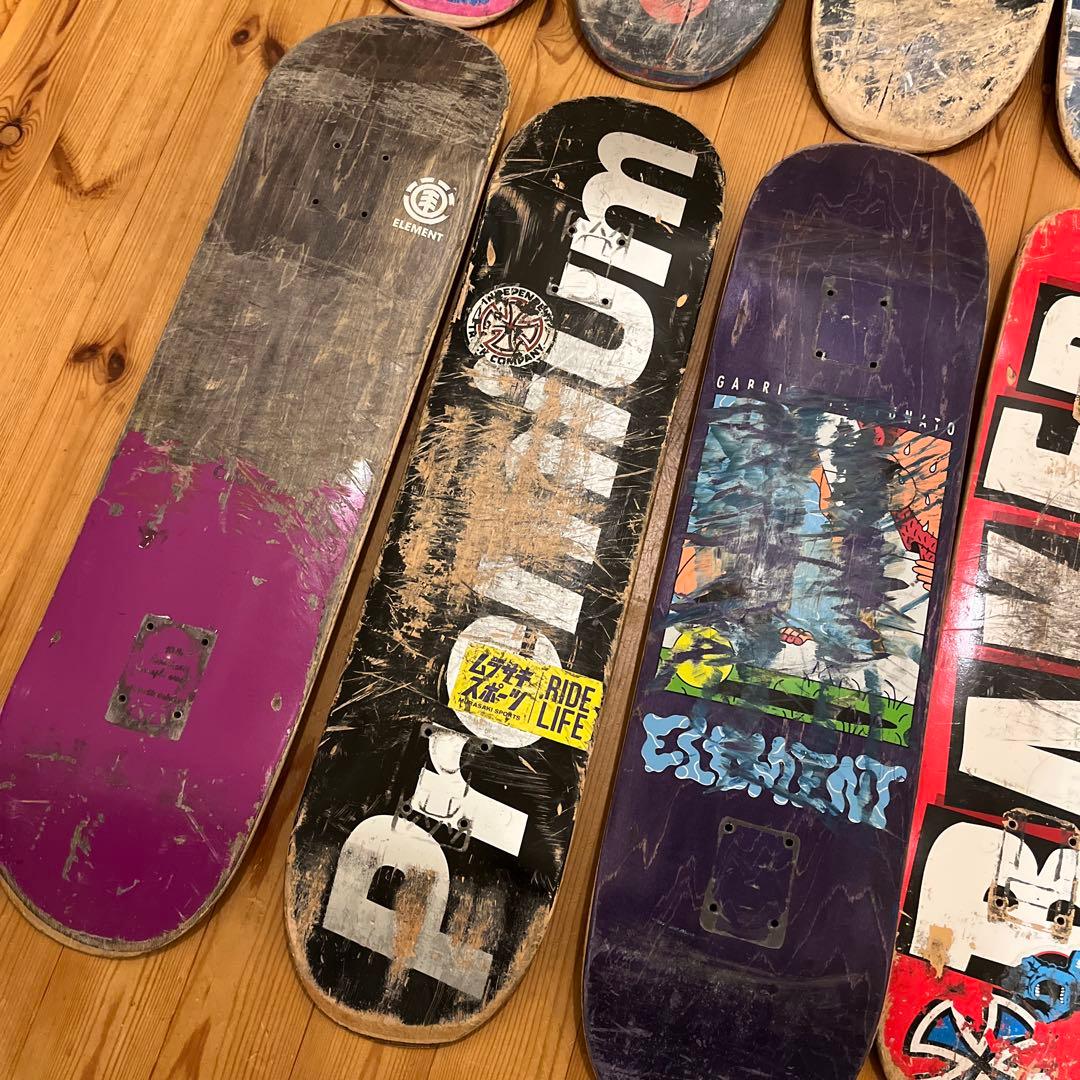 スケートボード 廃デッキ１０枚