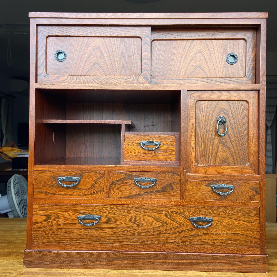 茶箪笥 茶タンス 和 アンティーク 昭和61年 桐ダンス - メルカリ