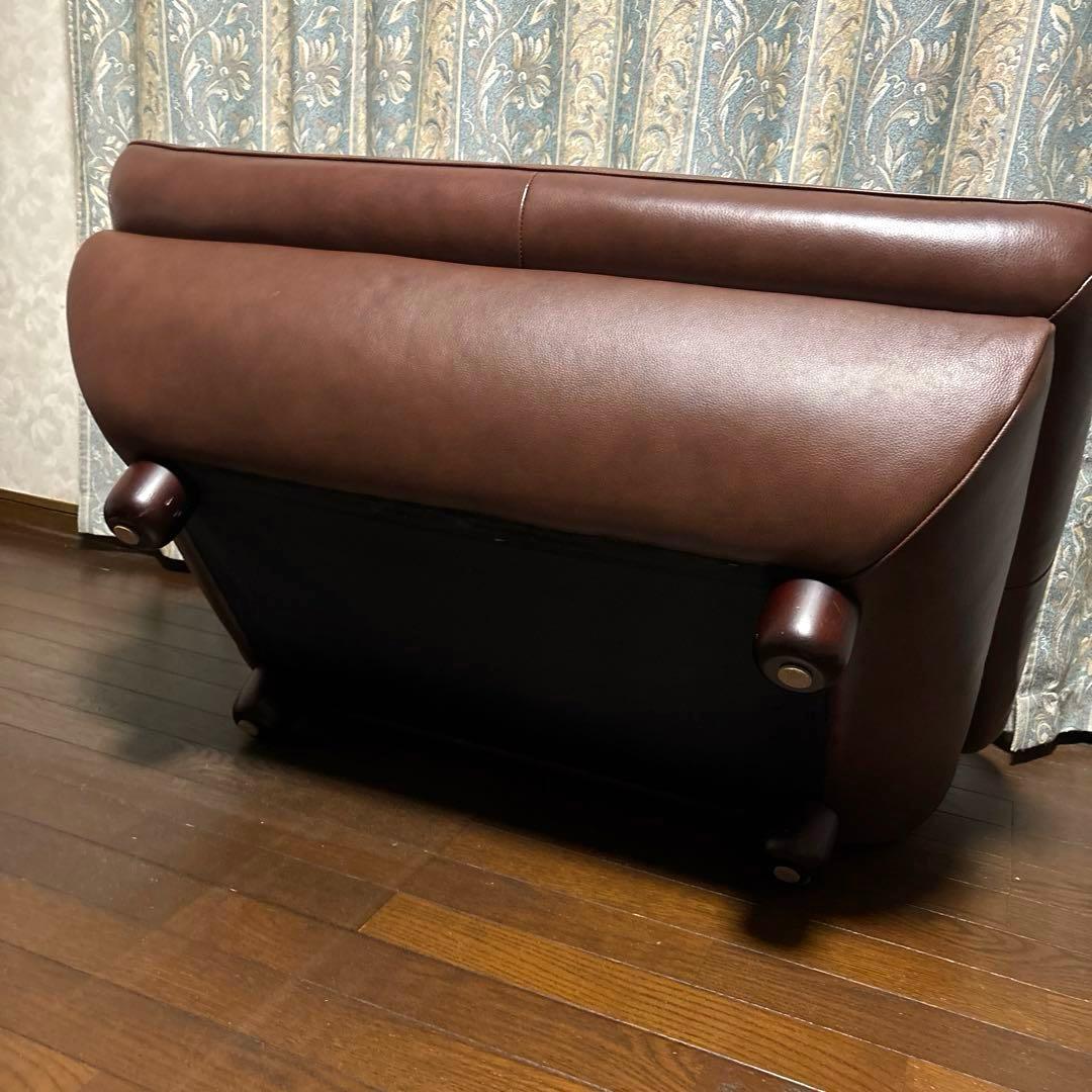 【良品】村内家具 OKAY ユーロノート スツール 本革