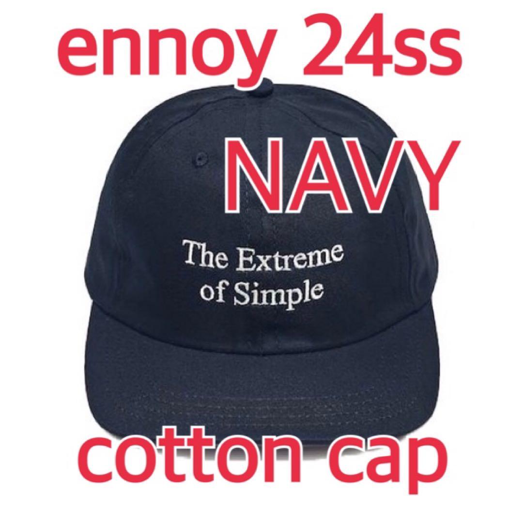 8/20まで値下げ！】エンノイennoy cap NAVY ネイビー