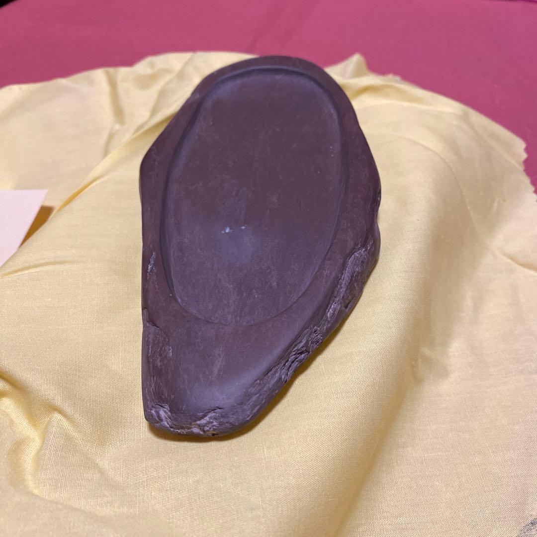 値下げしました！】すずり 硯 甲州銘石雨畑硯 峯硯堂本