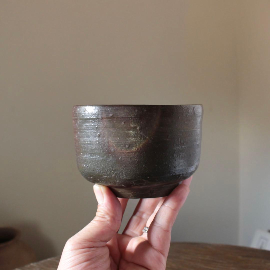 古備前の筒茶碗